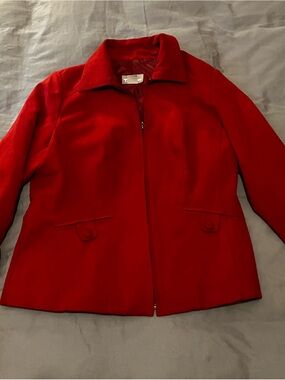 TanJay size 10 red jacket